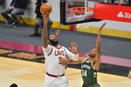 Andre Drummond with the Cleveland Cavaliers early in the season.